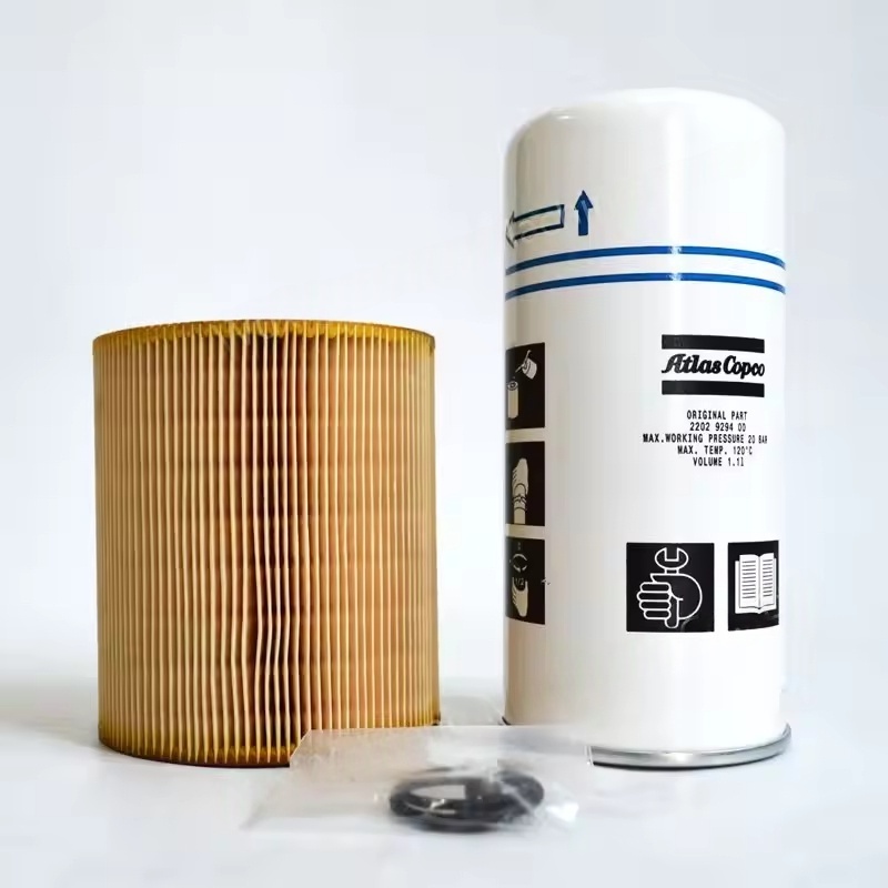 2901200610 Atlas Copco Kit сүзгілері Мұнайға арналған бұрандалы бұрандалы компрессордың сепараторы түпнұсқа