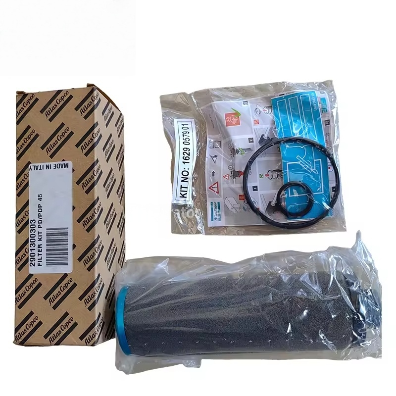 ATLAS COPCO 2901300303 Filter PDP 45 сүзгі PDP 45, ауа компрессорлық қоспасы үшін сүзу үшін жоғары дәлдікті орнату оңай