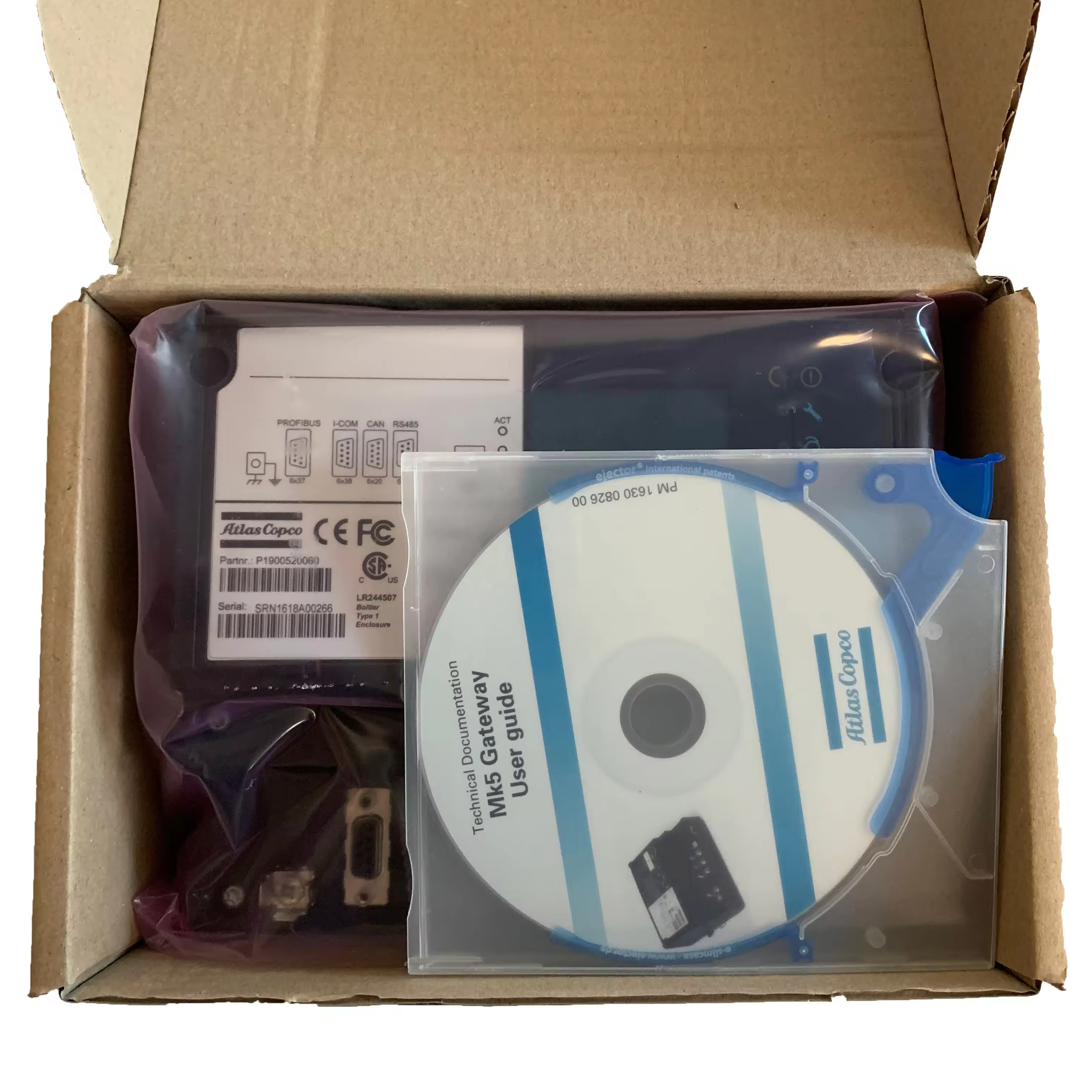 2230006800 Atlas Allas Allas Air компрессоры 1900520060 Байланыс модулі RS485 Serial Port Байланыс шлюзі MK5 Энергия реттегіші