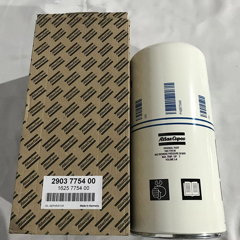 2903775400 = 1625775400 Atlas Copco бұрандалы ауа компрессорлық май сүзгісі түпнұсқа