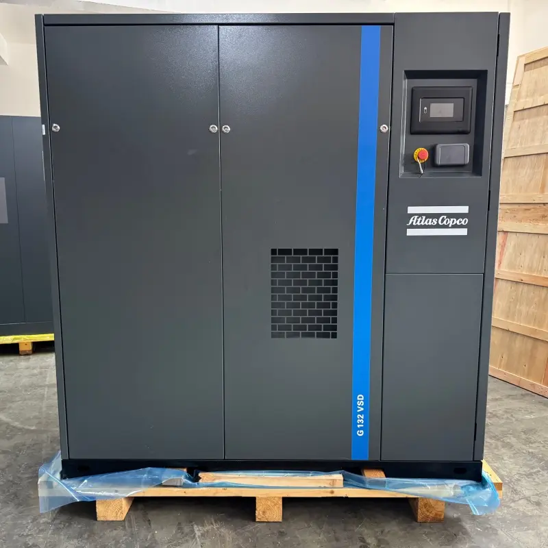 Atlas Copco G132VSD майлы инъекциялық бұрандалы компрессор 400В 50Гц ауыспалы жылдамдықты жетек