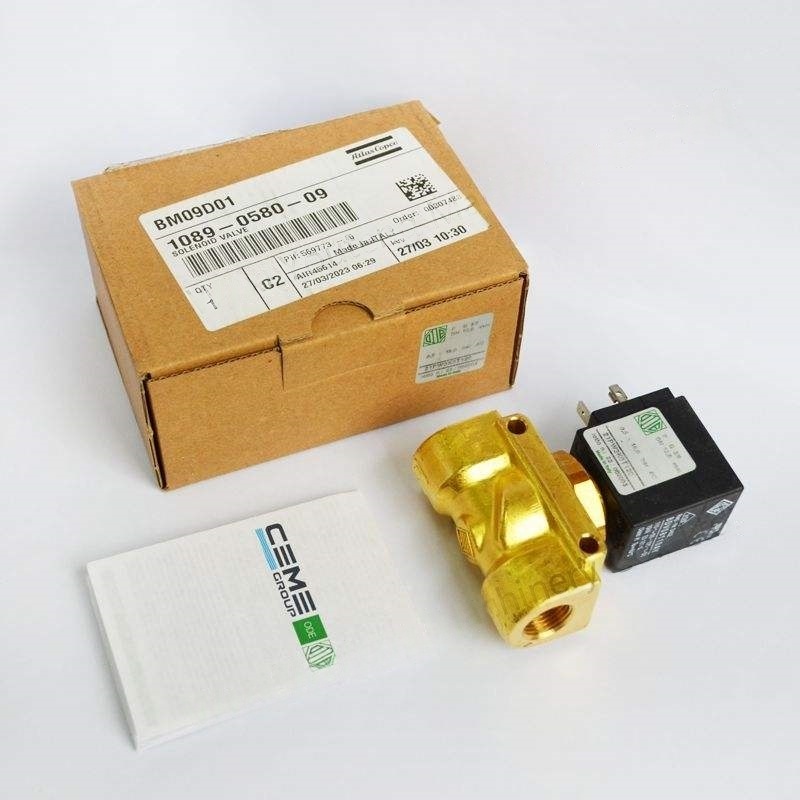 ATLAS COPCO Inverter Solenoid Solenoid клапанының GA37VSD металлургия үлгісі 1089058009 өндірістік компрессорлар үшін