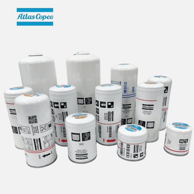 Atlas Copco қосалқы бөлшектері Түпнұсқа 161487499 1614874700 Өнеркәсіптік ауа компрессорына арналған май сүзгісі