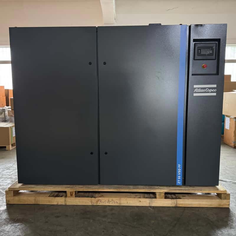 Atlas Copco ZT55 VSD FF | 0-сынып фармацевтикалық тамақ өнеркәсібіне арналған майсыз ауа компрессоры 55 кВт